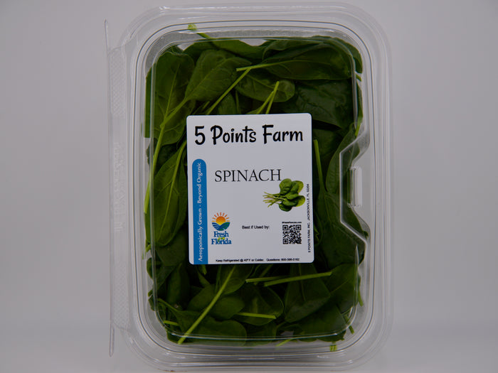5 Points Farm packaged spinach